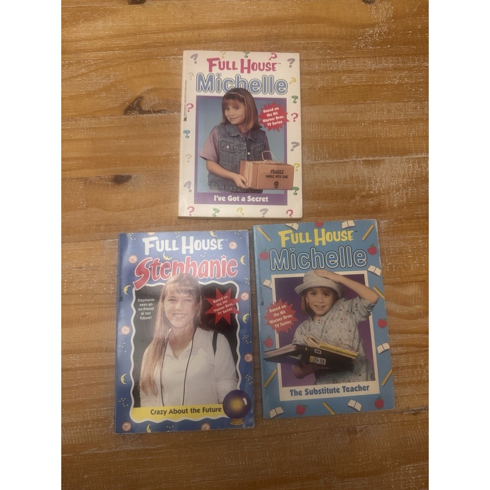 Lot of 3‎ Vintage Full House Stephanie & Michelle Books Paperbacks 90s TV